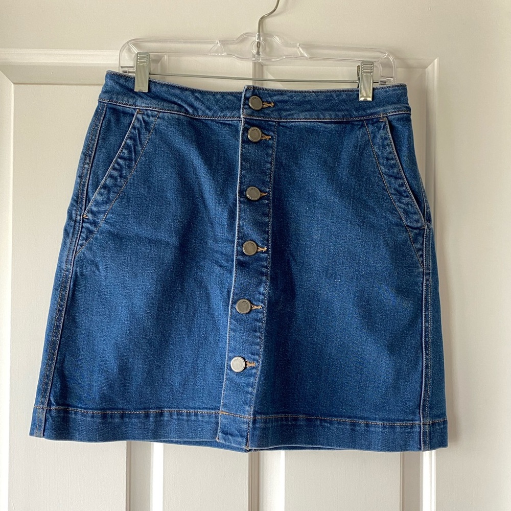 brand new denim skirt LOFT